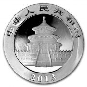 2013 china panda silver back