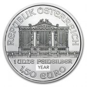 Prior Years Austrian Philharmonic 1oz Silver Coin (Back)