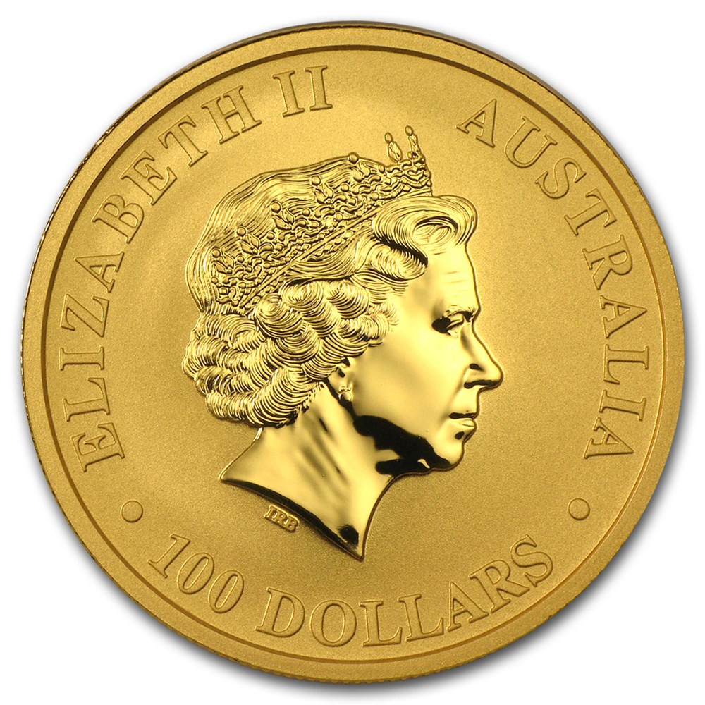 2015 Australian Kangaroo Gold Coin 1oz (Back)