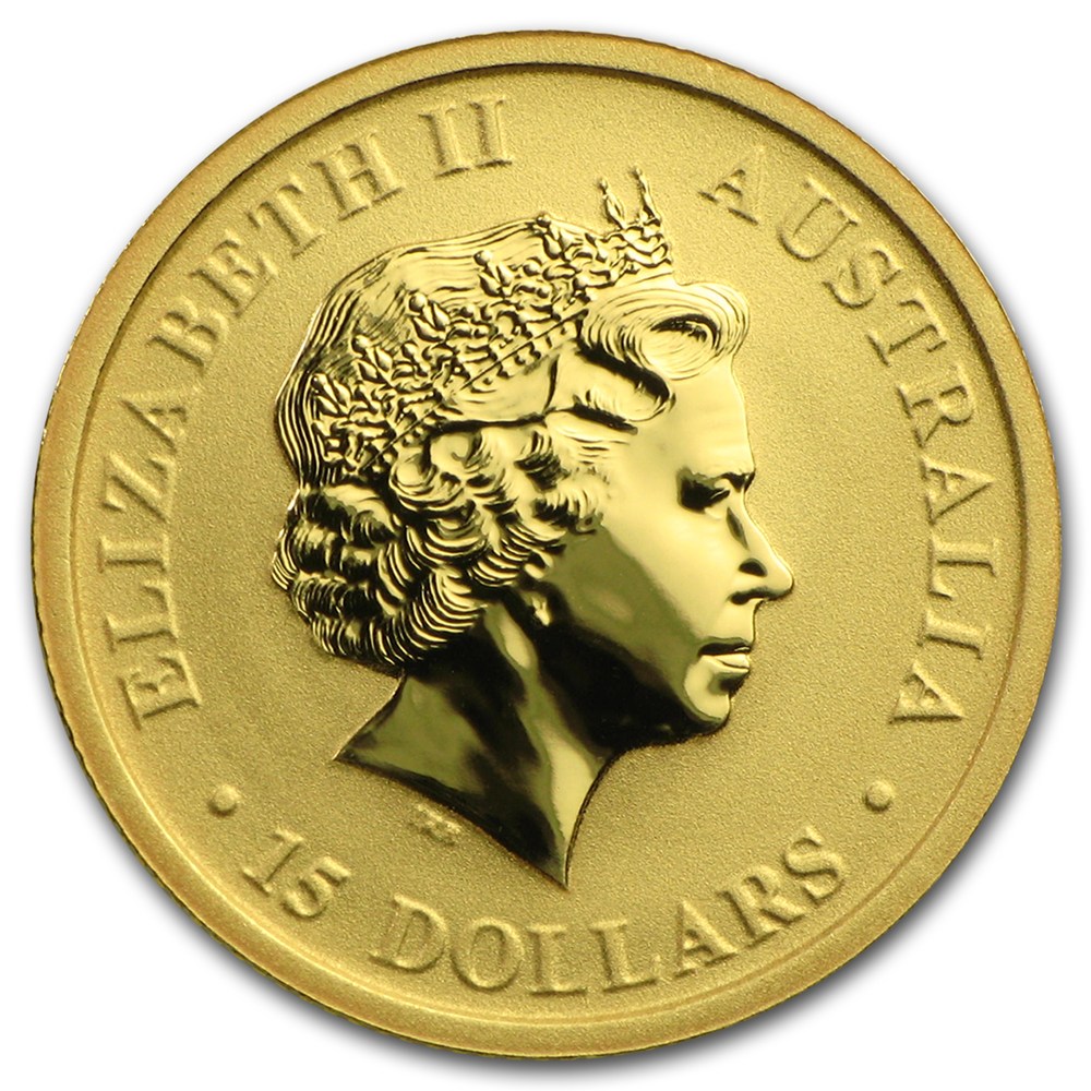 2016 Australian Kangaroo Gold Coin 1_10oz (Back)