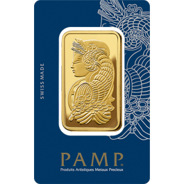 50 grams Pamp Suisse Gold Bar (Front)