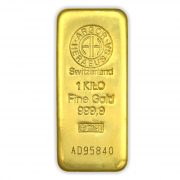 Argor Heraeus Gold Bar 1kg Front A