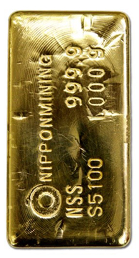 Nippon Mining Gold bar Japanese Gold Bar