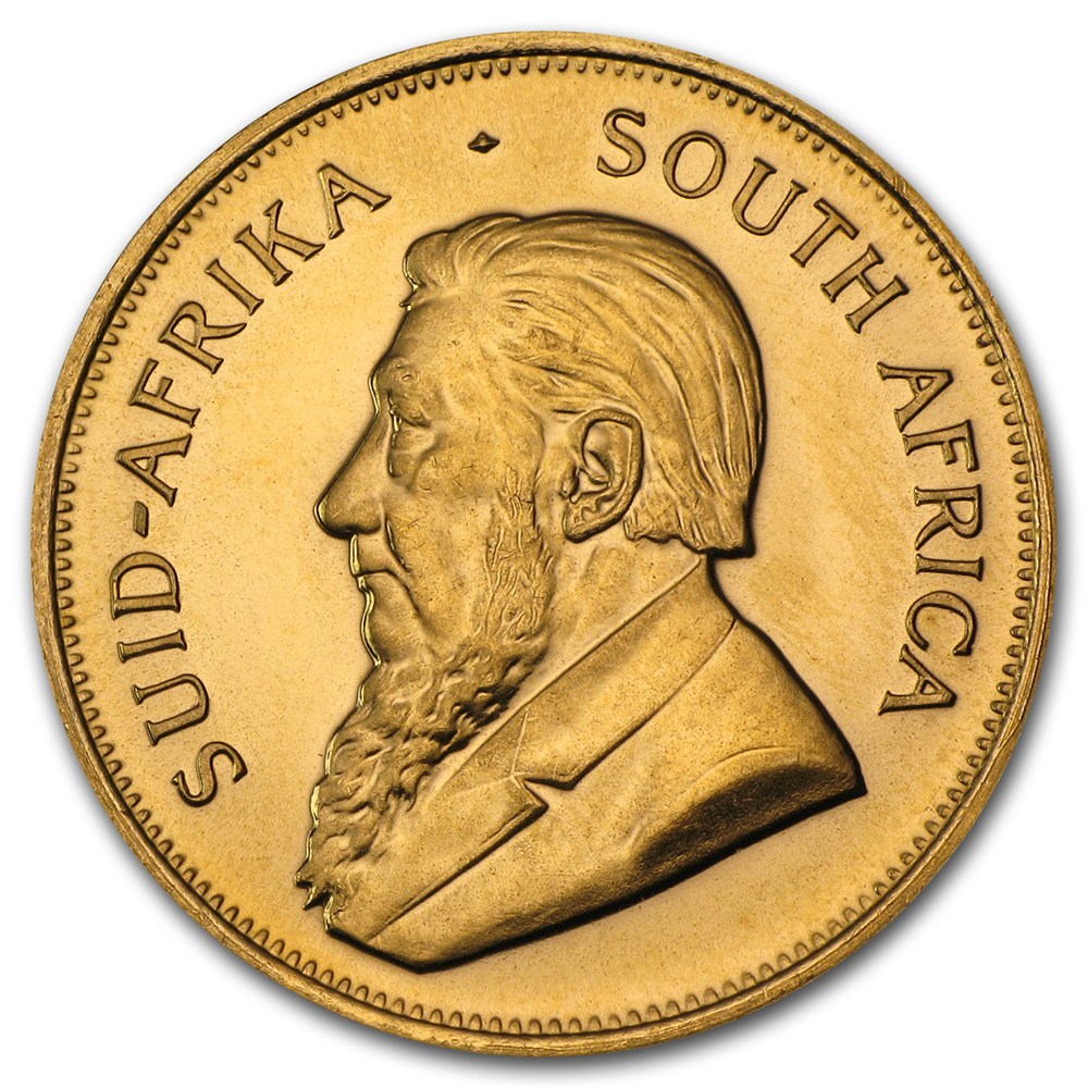 Prior Years South African Kruggerand Gold Coin 1oz (Back)