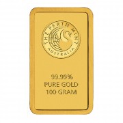 PerthMint_GoldMintedBar_100g_FrontA