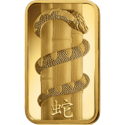 5g Pamp Suisse Lunar Snake Gold Bar (FrontA)