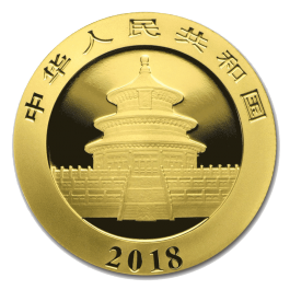 2018-China-Panda-Gold-Coin-30g-Back