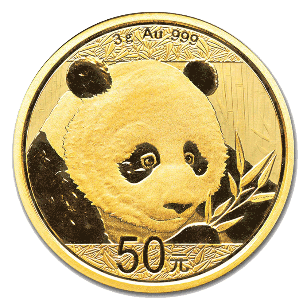 2018-China-Panda-Gold-Coin-3g-Front