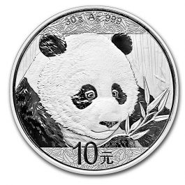 2018 China Panda Silver Coin 30g Front