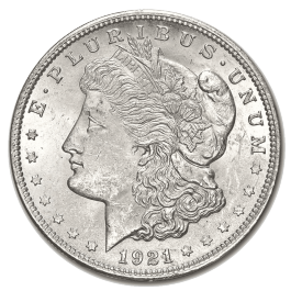 CoinShow-1921-Morgan-Silver-Dollar-Front