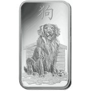 Pamp-Suisse-Lunar-Dog-1oz-Silver-Bar-Front