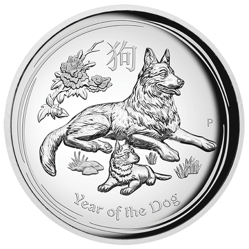 2018-Australian-Lunar-Dog-HR-Silver-Proof-Coin-Front