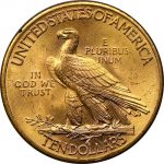 $10-Indian-Head-MS-63-1926-P-Gold-Coin-16.72g-Back