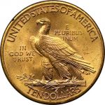 $10-Indian-Head-MS-63-1926-P-Gold-Coin-16.72g-Back