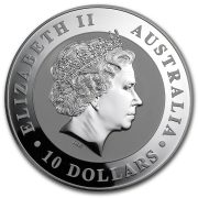 2012 Australia Kookaburra Silver Coin 10oz (Back)