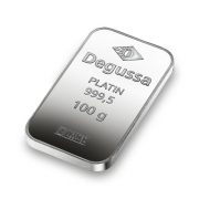 Degussa Platinum Bar 100g D