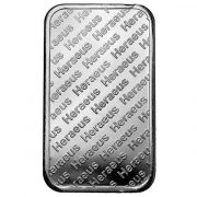 Heraeus Silver Bar 1oz Back