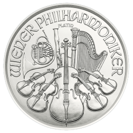 2016 Austrian Philharmonic Platinum Coin 1:25oz (Back)