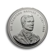 Degussa 50 Years Rep of S’pore Silver Proof Medal 1oz Front