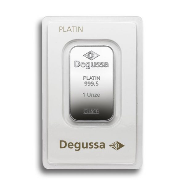 Degussa Platinum Bar 1oz A