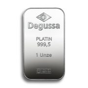 Degussa Platinum Bar 1oz C