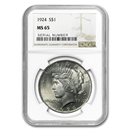 Peace-Dollar-MS-65-1924-Slab