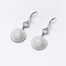 Austrian Mint Silver Sun Earrings