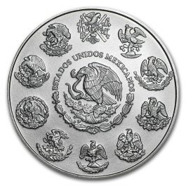 Mexican Libertad Silver Coin 1oz Back