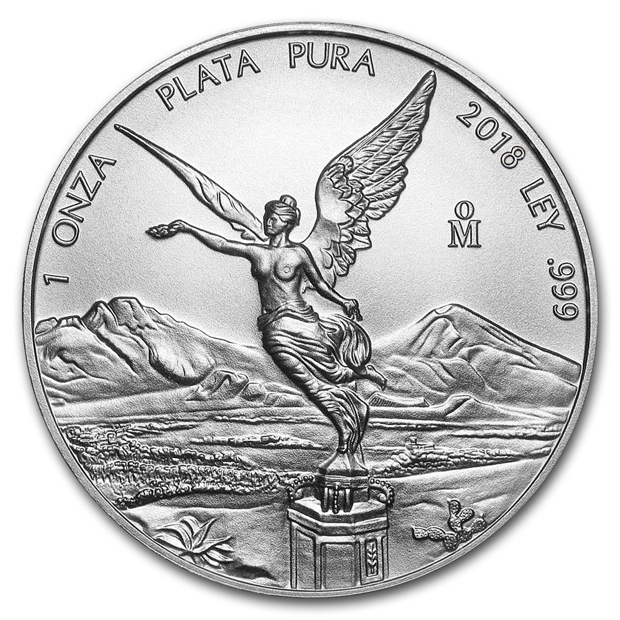 2018 Mexican Libertad Silver Coin 1oz Front