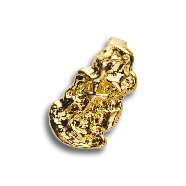 999.9 Degussa Gold Nugget Pendant 2.5g A