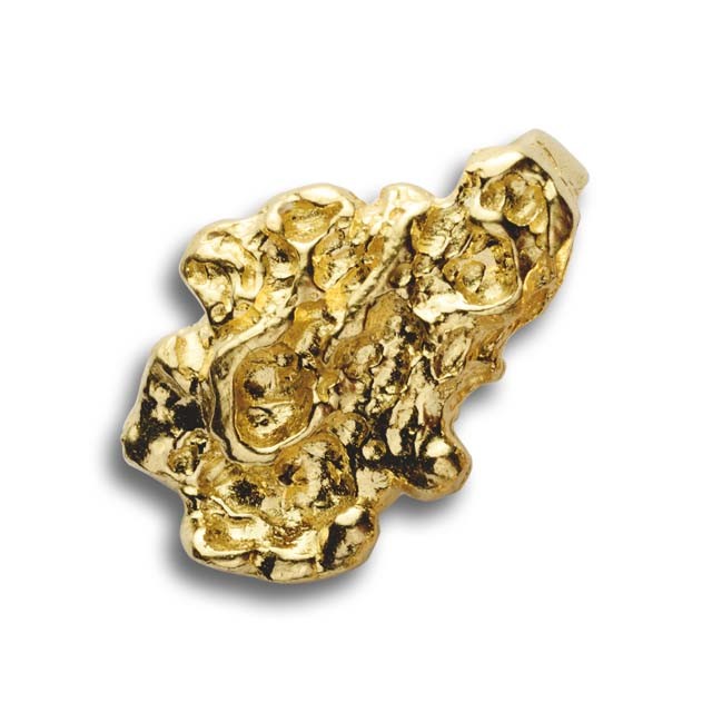 999.9 Degussa Gold Nugget Pendant 5g A