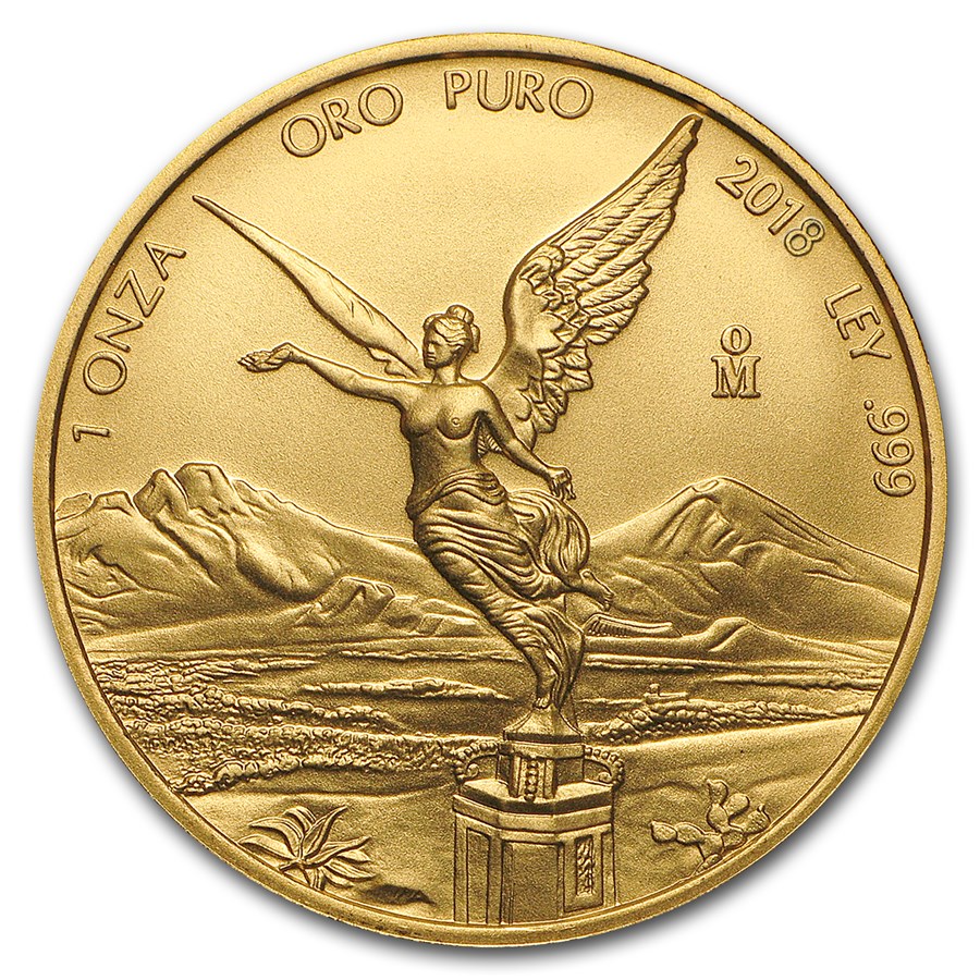 2018 Mexican Libertad Gold Coin 1oz Front