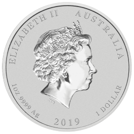 2019-Australian-Lunar-Pig-Silver-coin-1oz-Obverse