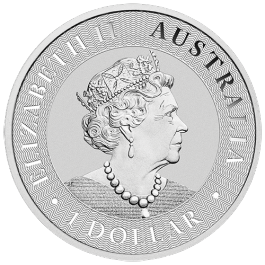 2019 Australian Kangaroo Silver Coin 1oz Back