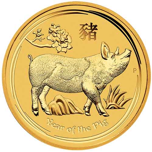 2019-Australian-Lunar-Pig-Gold-coin-1oz-Reverse