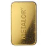 Metalor Gold Bar 1oz Back