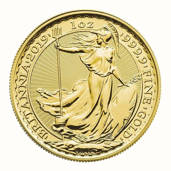 2019 Britannia Gold Coin 1oz Front-min