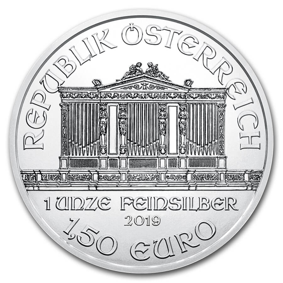 2019 Austrian Philharmonic Silver Coin 1oz Front (1)