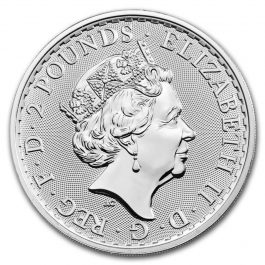 2019 Britannia Silver Coin 1oz Back