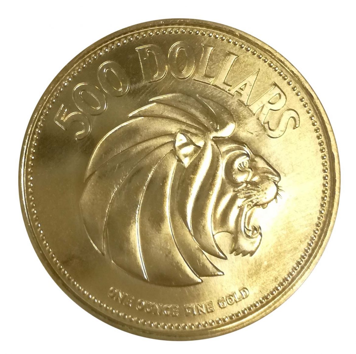 19651975 Singapore Mint 10th Anniversary of Independence Gold Coins