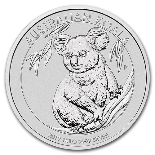2019 Australian Koala Silver Coin 1kg Front