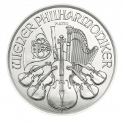 2019 Austrian Philharmonic Platinum Coin 1:25oz Back