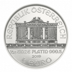 2019 Austrian Philharmonic Platinum Coin 1:25oz Front