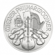 2019 Austrian Philharmonic Platinum Coin 1oz Back