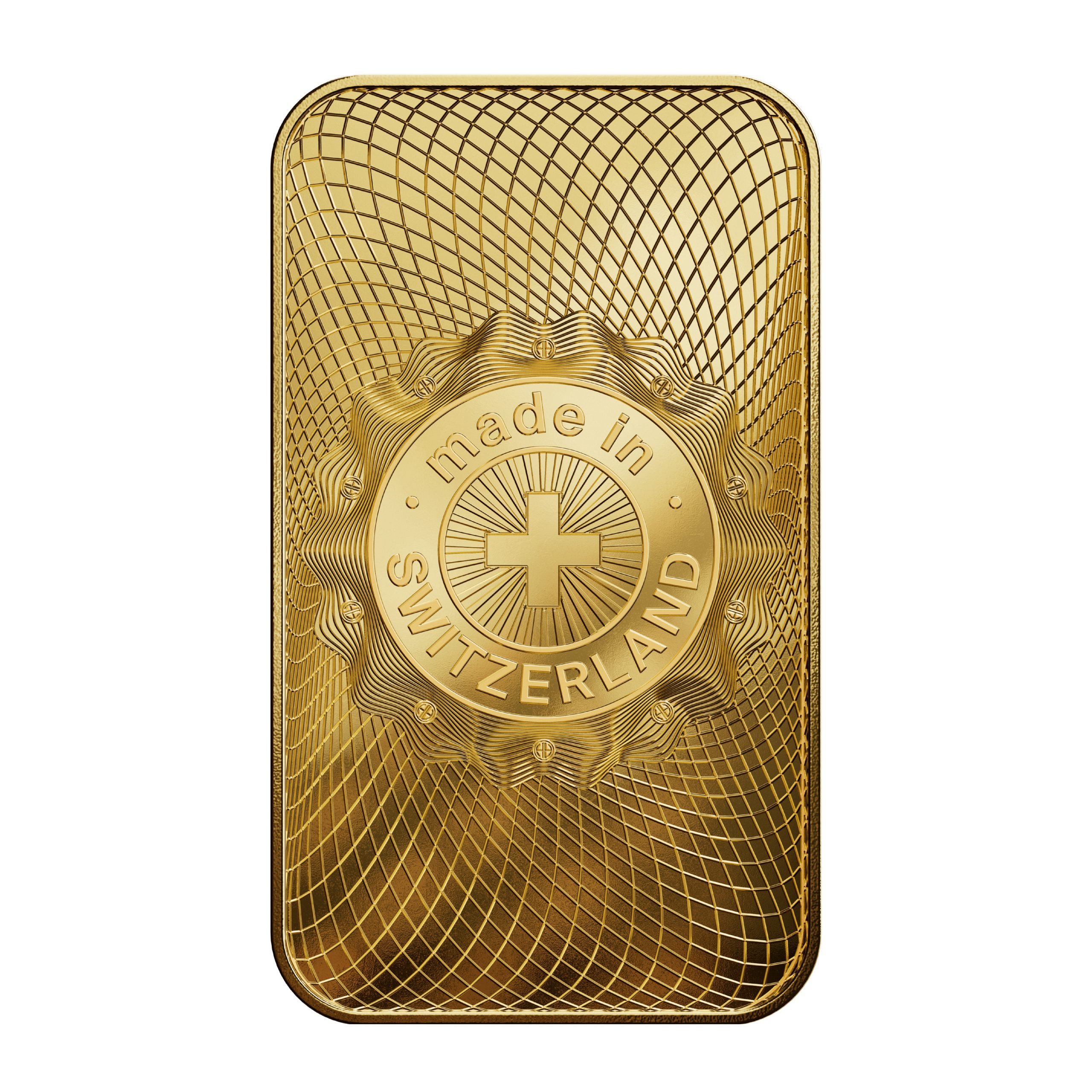 1 oz Au Minted Classic 999.9 Bar Back