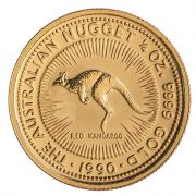 1990 Australian Kangaroo Gold coin 1-4oz