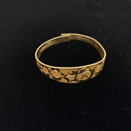 Adjustable Korean Baby Bangle with Floral Pattern 2