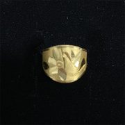 Adjustable Korean Baby Ring with Bird and Floral Pattern