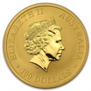 2011 Australian Kangaroo Gold Coin 1oz Back