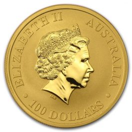 2011 Australian Kangaroo Gold Coin 1oz Back